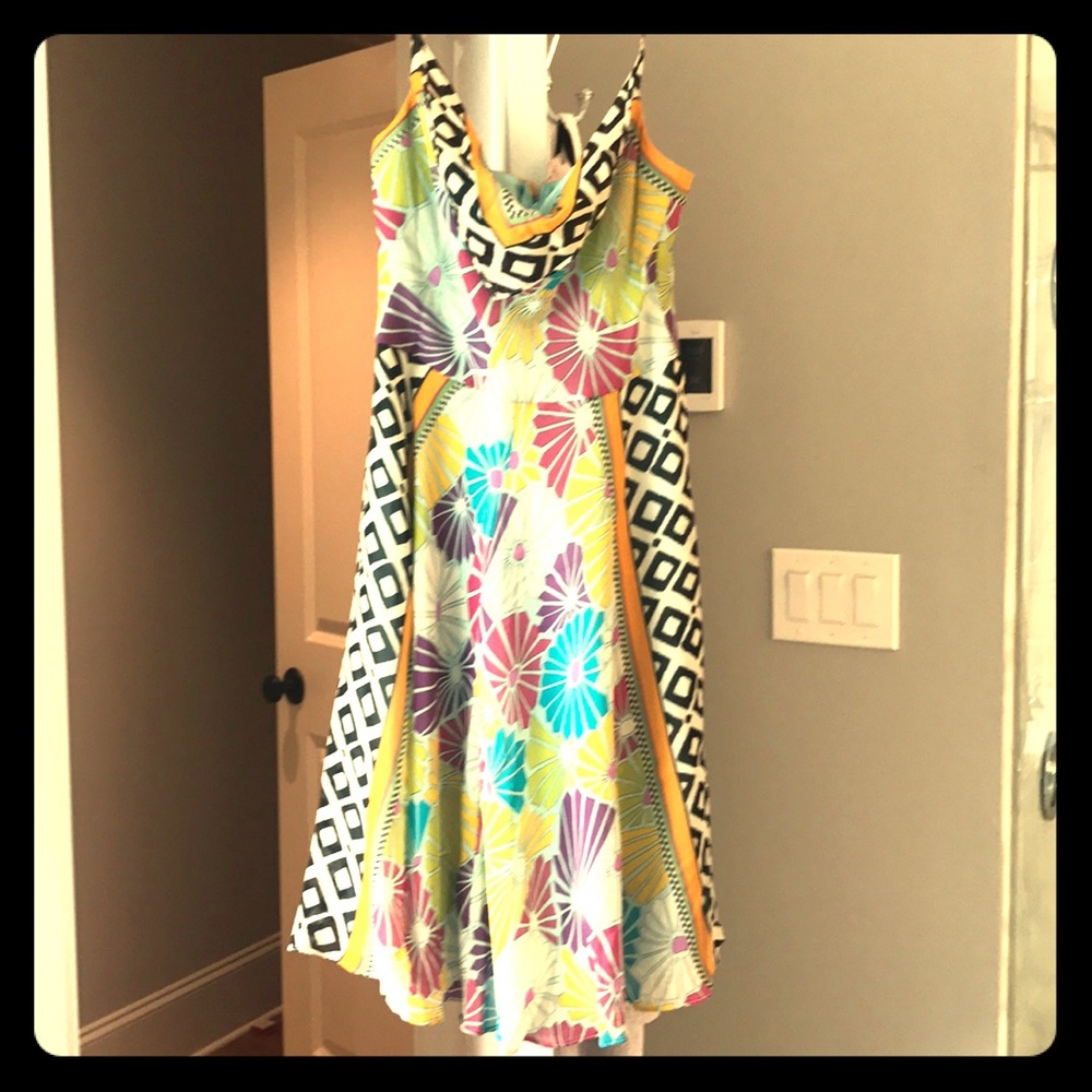 Nicole Miller spaghetti strap dress